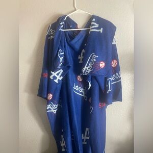 Los Angeles Dodgers Fleece Snuggie Blanket